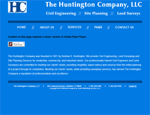 Tablet Screenshot of huntllc.net